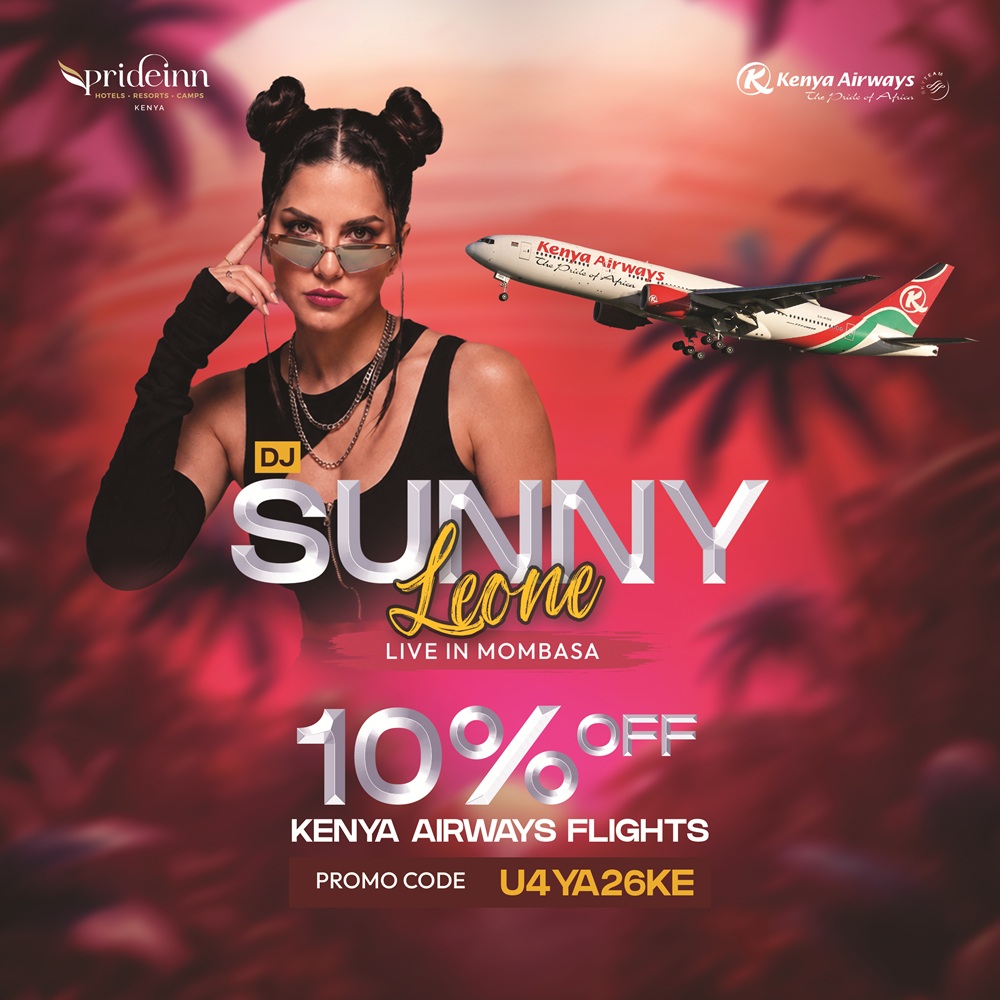 Kenya Airways flight offer for U4YA Euphoria Festival