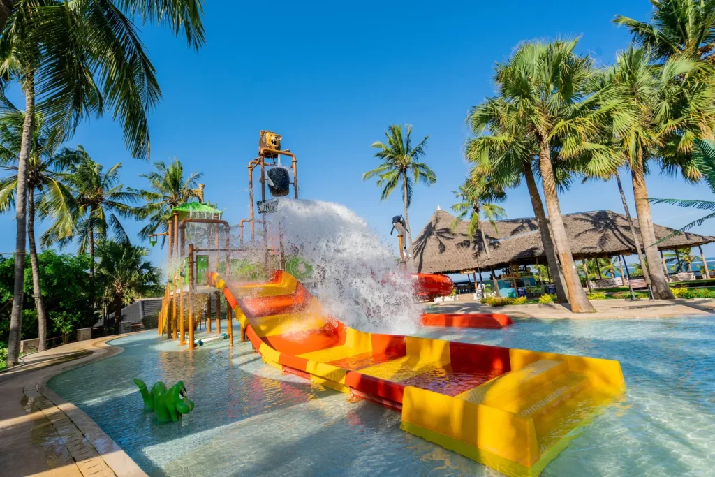 Aqua Park at PrideInn Paradise Beach Resort & Spa, one of the best hotels in Kenya
