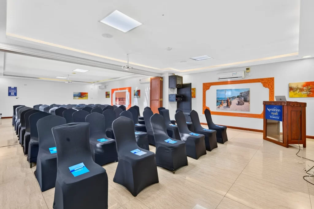 Host successful conferences in Mombasa at PrideInn Nyali, with versatile meeting spaces, modern facilities and professional support in a convenient Nyali location