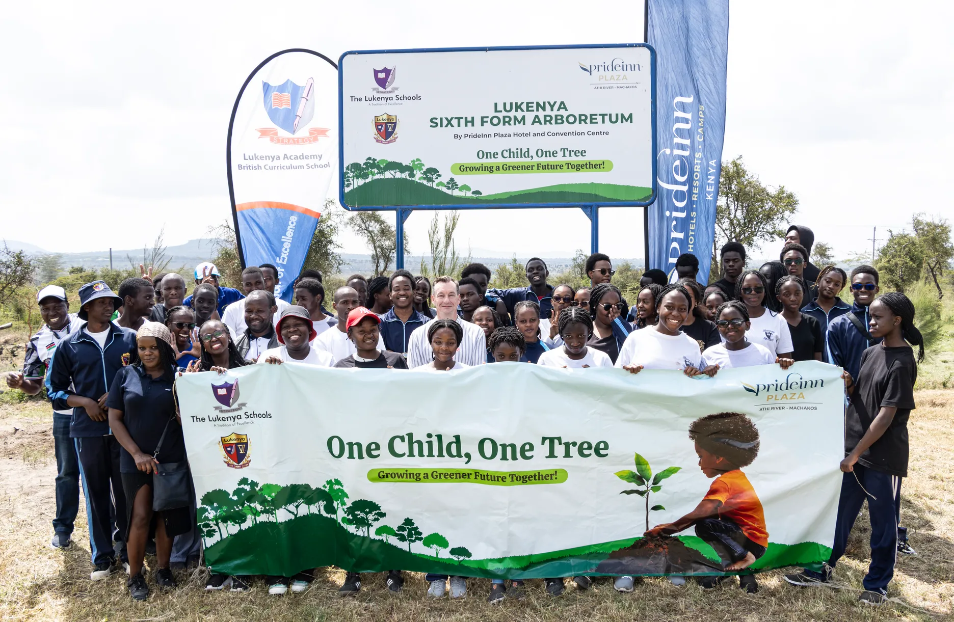 PrideInn Plaza Hotel and Convention Centre Partners with Lukenya Academy for Second Tree Planting Initiative