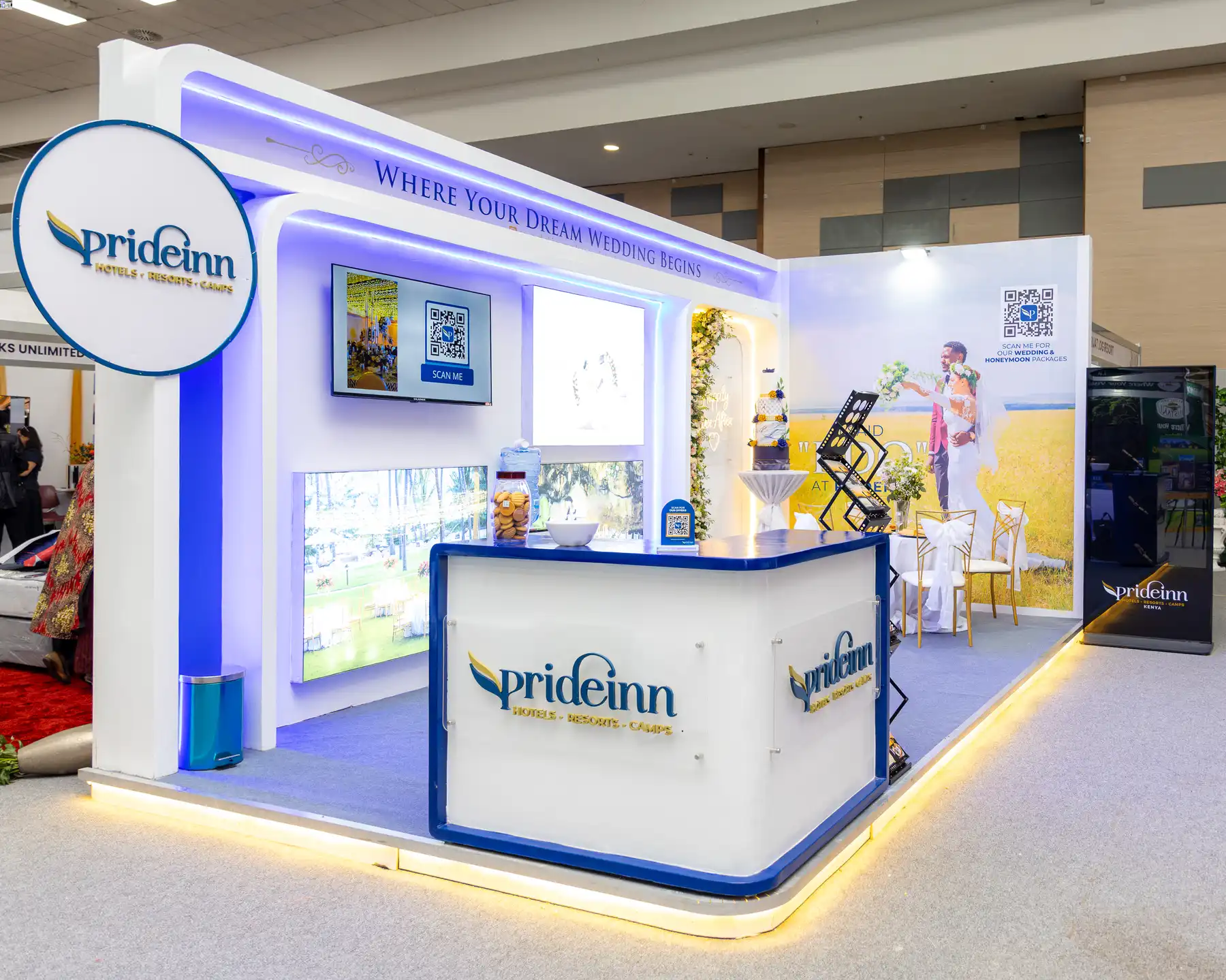 PrideInn's booth at I DO! Weddings Expo 2026